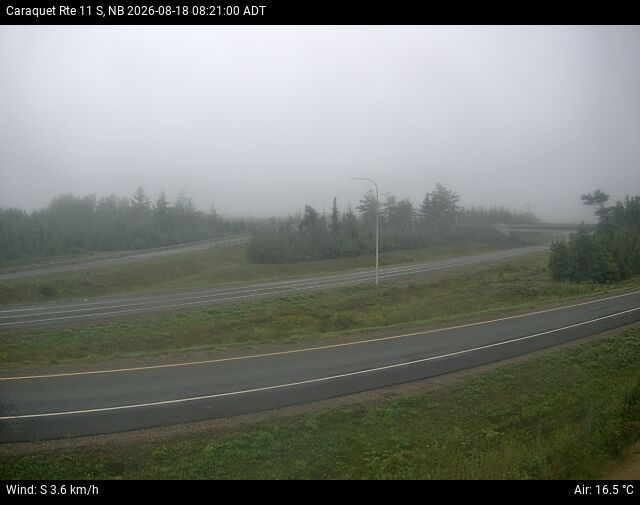Web Cam image of Caraquet (NB Highway 11)