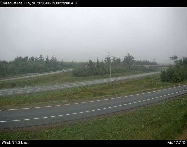 Web Cam image of Caraquet (NB Highway 11)