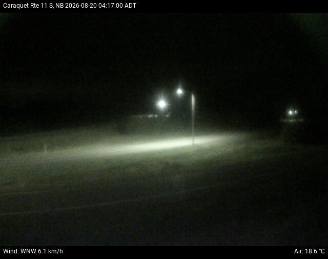Web Cam image of Caraquet (NB Highway 11)