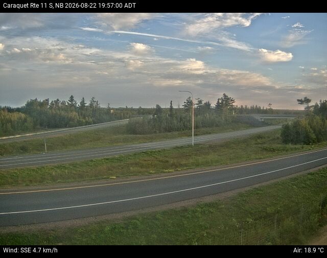 Web Cam image of Caraquet (NB Highway 11)