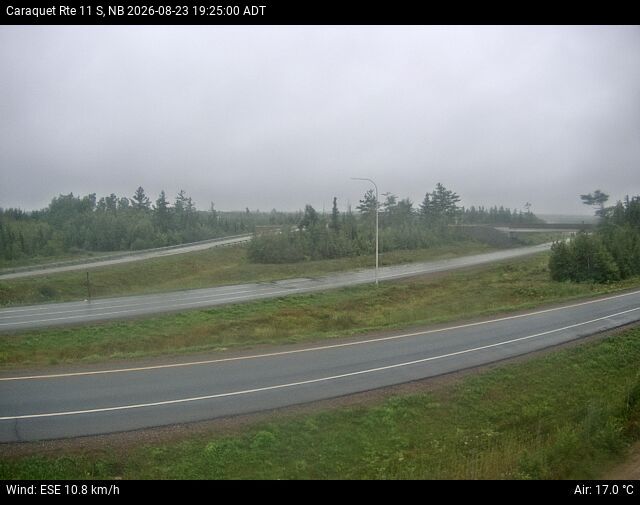 Web Cam image of Caraquet (NB Highway 11)