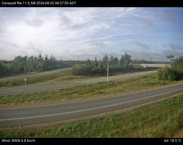 Web Cam image of Caraquet (NB Highway 11)