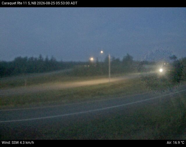 Web Cam image of Caraquet (NB Highway 11)