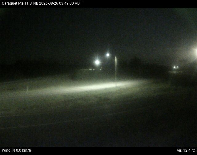 Web Cam image of Caraquet (NB Highway 11)