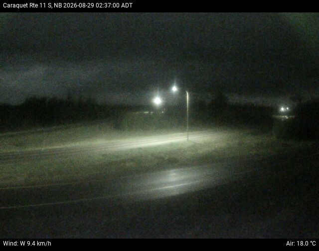 Web Cam image of Caraquet (NB Highway 11)