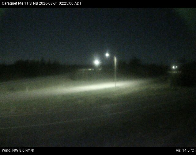 Web Cam image of Caraquet (NB Highway 11)