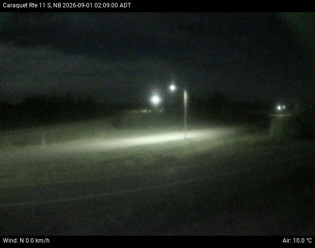Web Cam image of Caraquet (NB Highway 11)