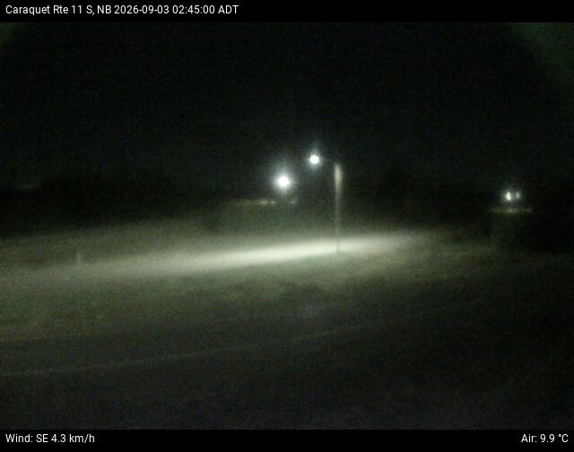 Web Cam image of Caraquet (NB Highway 11)