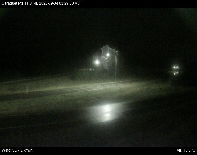 Web Cam image of Caraquet (NB Highway 11)