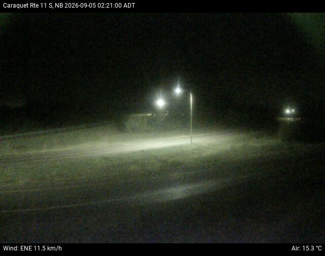 Web Cam image of Caraquet (NB Highway 11)