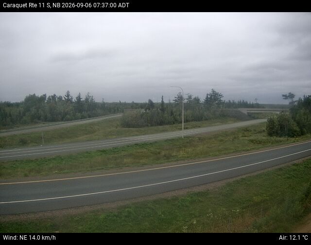 Web Cam image of Caraquet (NB Highway 11)