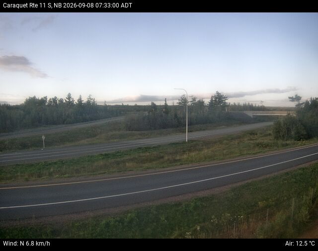 Web Cam image of Caraquet (NB Highway 11)
