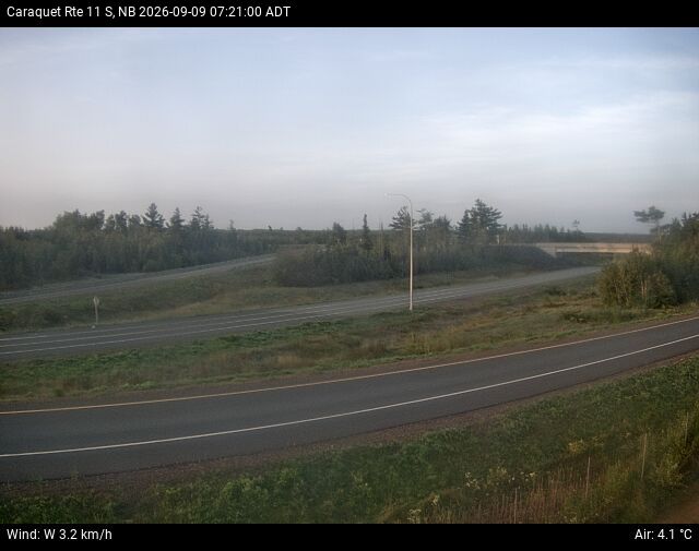 Web Cam image of Caraquet (NB Highway 11)