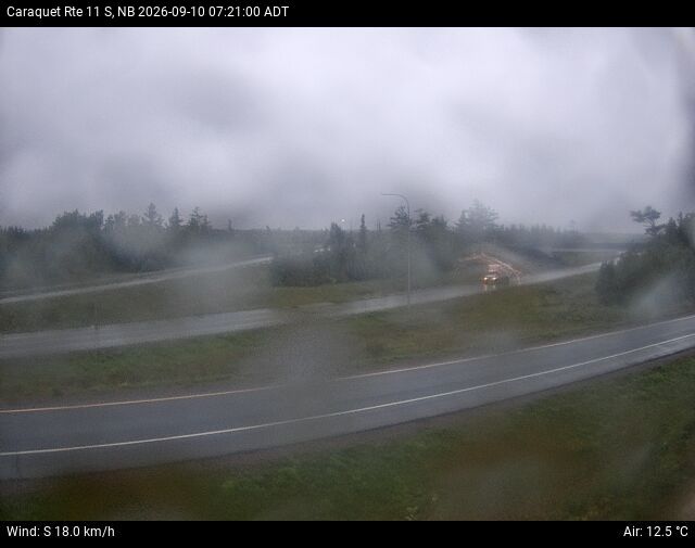 Web Cam image of Caraquet (NB Highway 11)