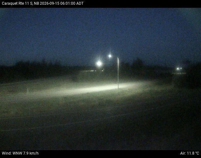 Web Cam image of Caraquet (NB Highway 11)