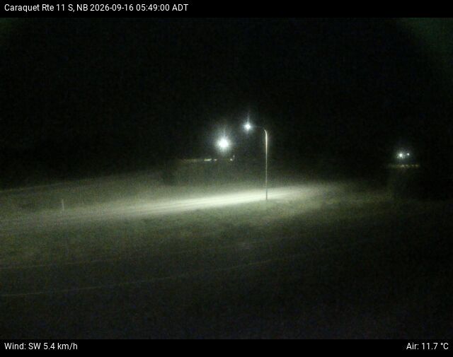 Web Cam image of Caraquet (NB Highway 11)