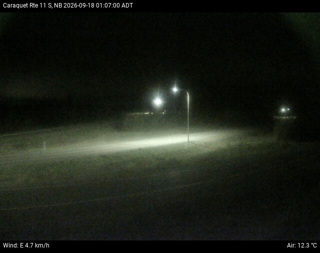 Web Cam image of Caraquet (NB Highway 11)