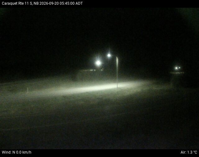 Web Cam image of Caraquet (NB Highway 11)