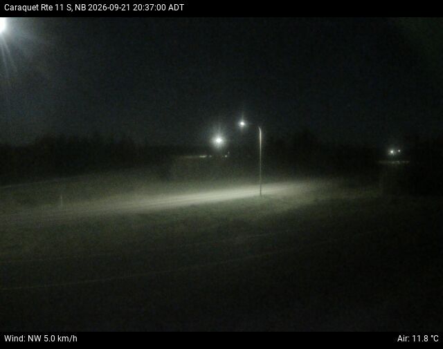 Web Cam image of Caraquet (NB Highway 11)