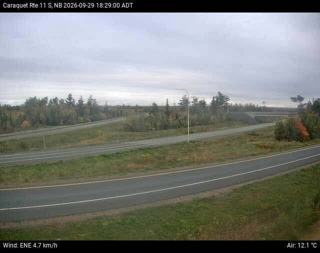 Web Cam image of Caraquet (NB Highway 11)