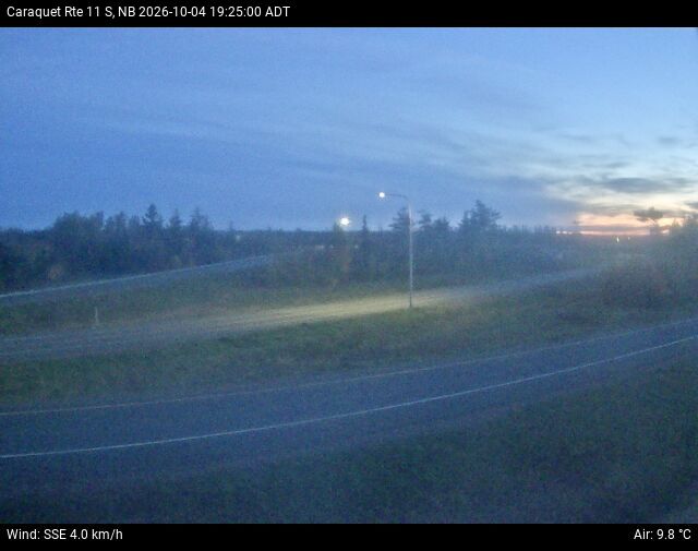 Web Cam image of Caraquet (NB Highway 11)