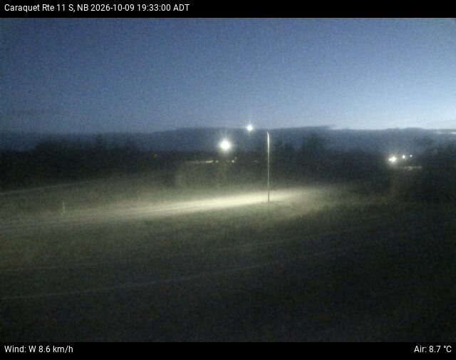 Web Cam image of Caraquet (NB Highway 11)