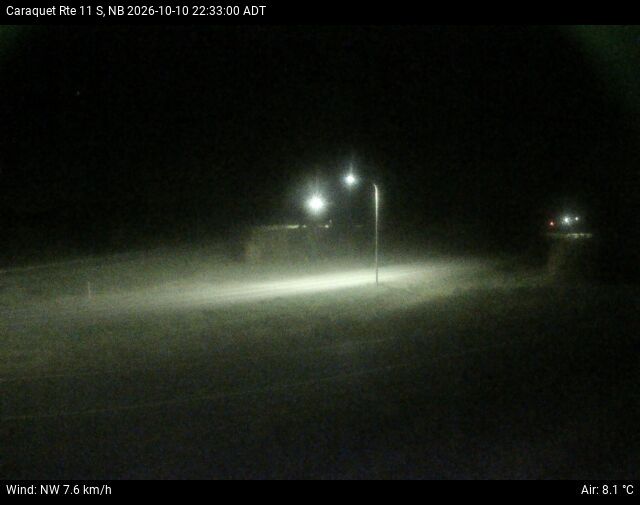 Web Cam image of Caraquet (NB Highway 11)
