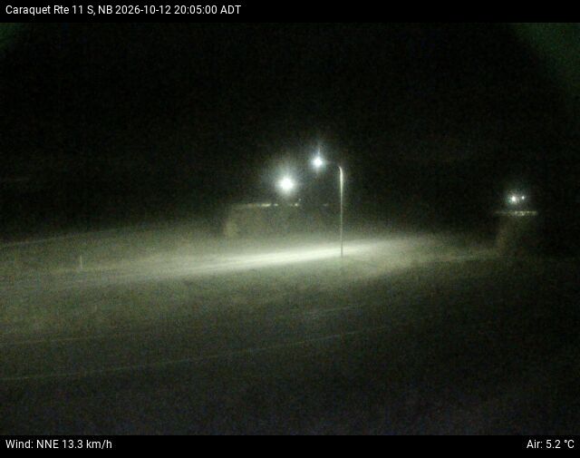 Web Cam image of Caraquet (NB Highway 11)