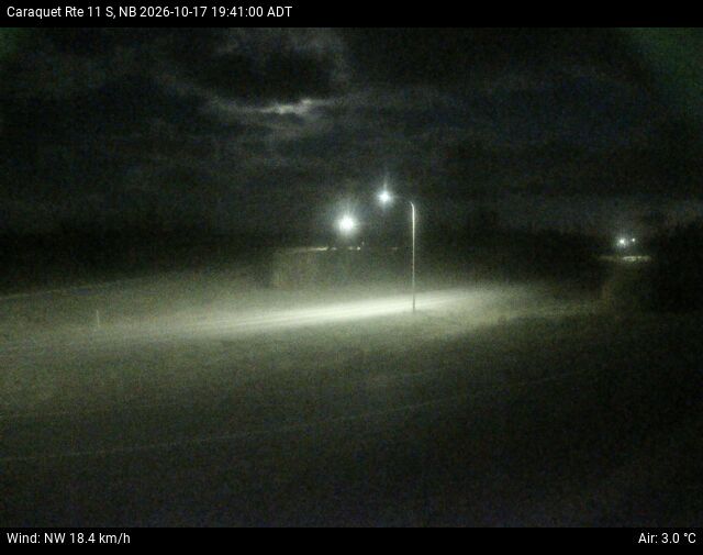 Web Cam image of Caraquet (NB Highway 11)