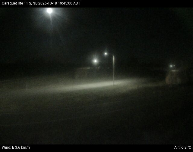 Web Cam image of Caraquet (NB Highway 11)