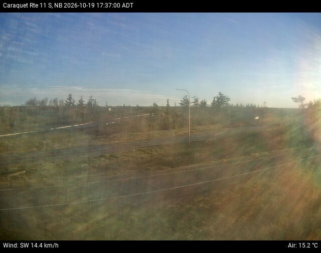 Web Cam image of Caraquet (NB Highway 11)