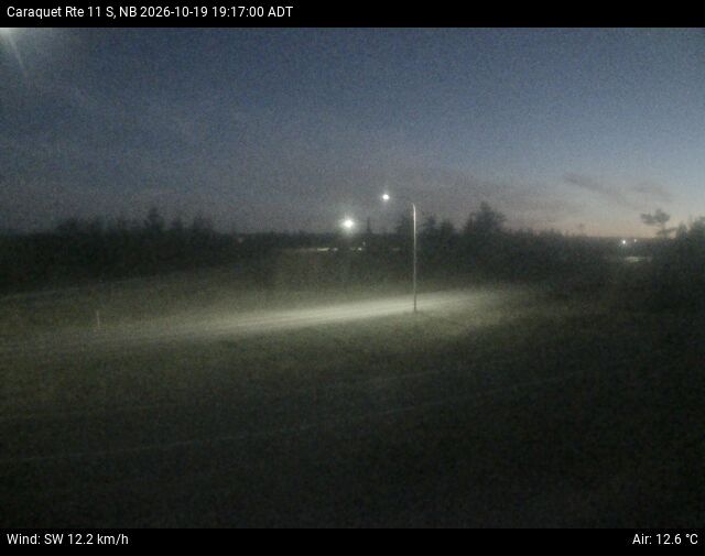 Web Cam image of Caraquet (NB Highway 11)