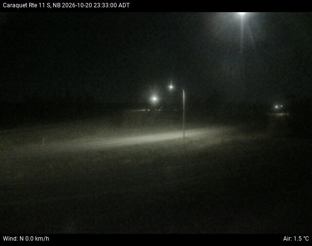 Web Cam image of Caraquet (NB Highway 11)