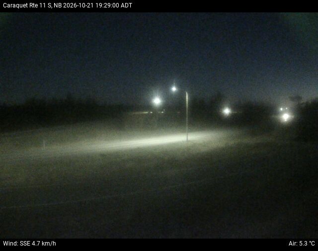 Web Cam image of Caraquet (NB Highway 11)