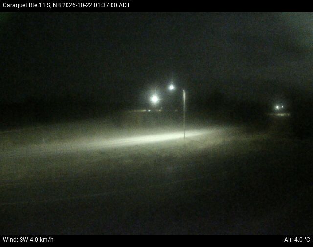Web Cam image of Caraquet (NB Highway 11)