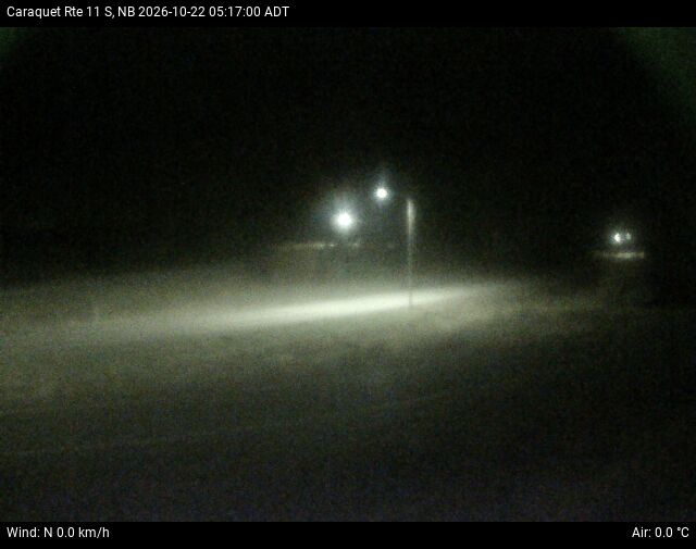 Web Cam image of Caraquet (NB Highway 11)