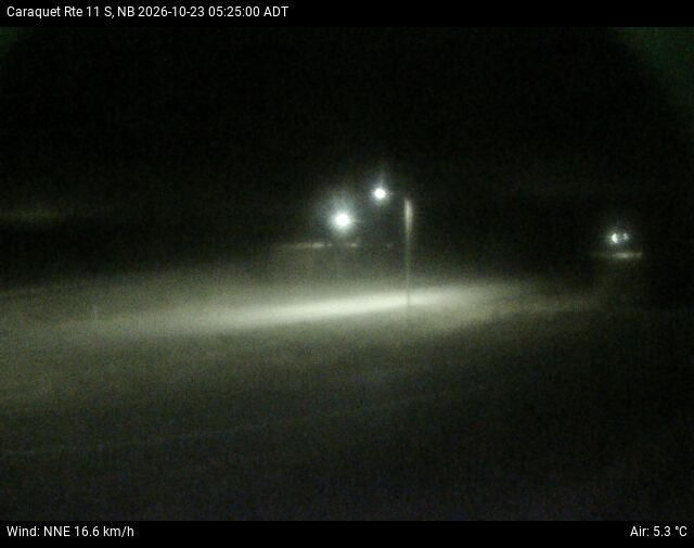 Web Cam image of Caraquet (NB Highway 11)