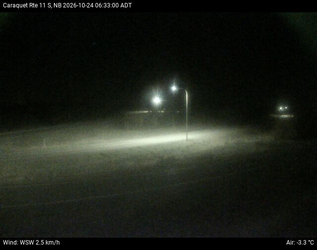 Web Cam image of Caraquet (NB Highway 11)