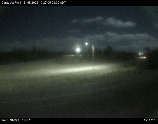 Web Cam image of Caraquet (NB Highway 11)