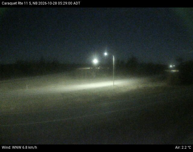 Web Cam image of Caraquet (NB Highway 11)