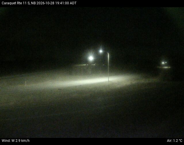 Web Cam image of Caraquet (NB Highway 11)