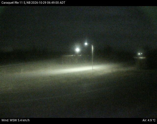 Web Cam image of Caraquet (NB Highway 11)