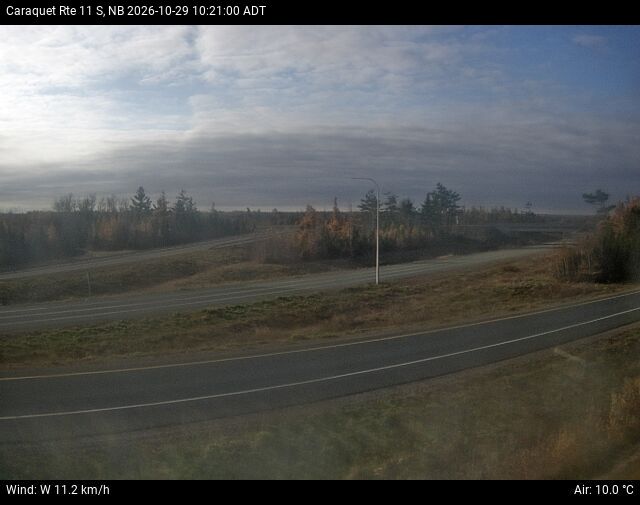 Web Cam image of Caraquet (NB Highway 11)