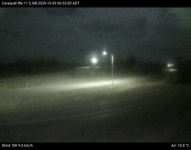 Web Cam image of Caraquet (NB Highway 11)