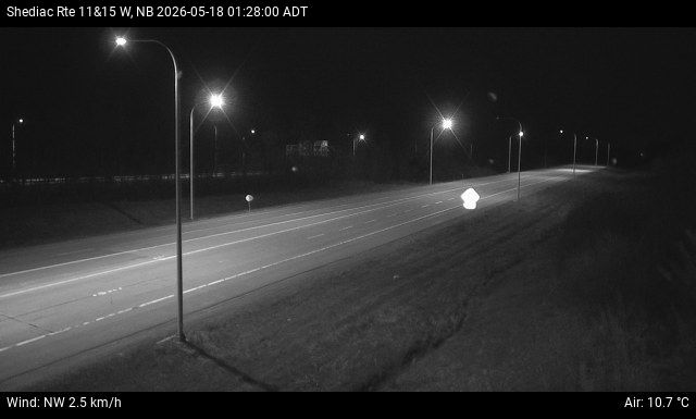Web Cam image of Shediac (NB Highway 11)