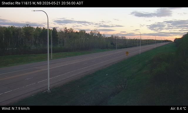 Web Cam image of Shediac (NB Highway 11)