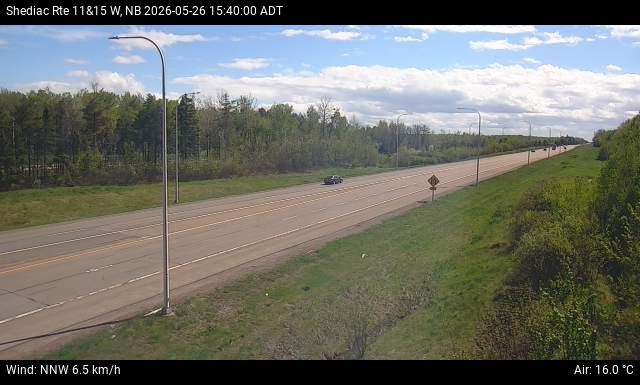 Web Cam image of Shediac (NB Highway 11)
