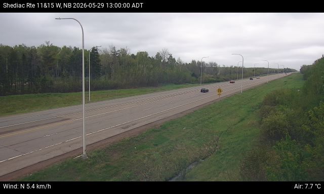 Web Cam image of Shediac (NB Highway 11)