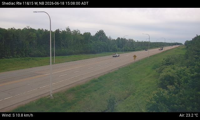Web Cam image of Shediac (NB Highway 11)