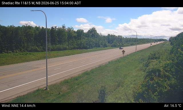 Web Cam image of Shediac (NB Highway 11)